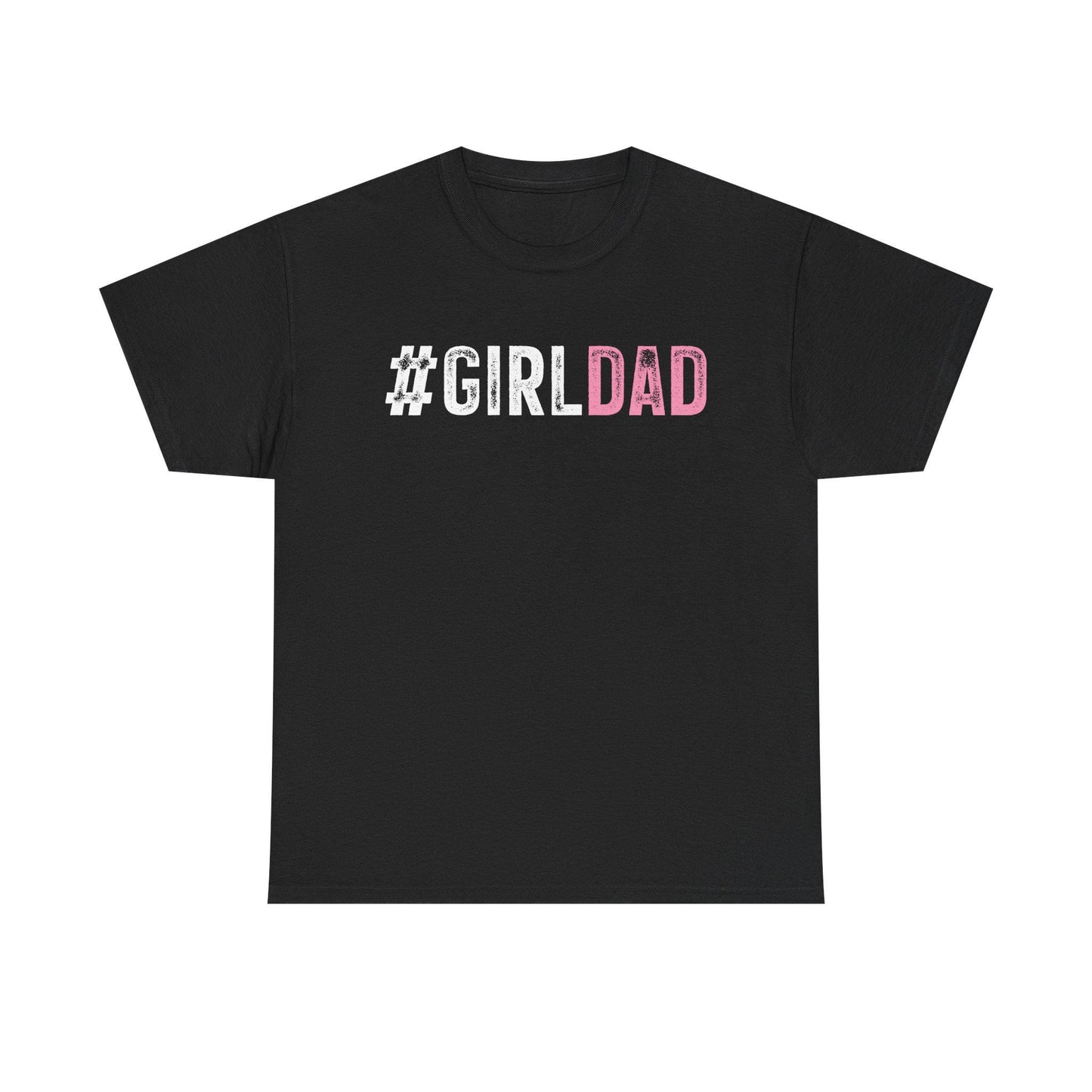 GirlDad Unisex Heavy Cotton Tee - Perfect Gift for Fathers, Dad's Day, Family Gatherings, Casual Wear, Summer Fashion