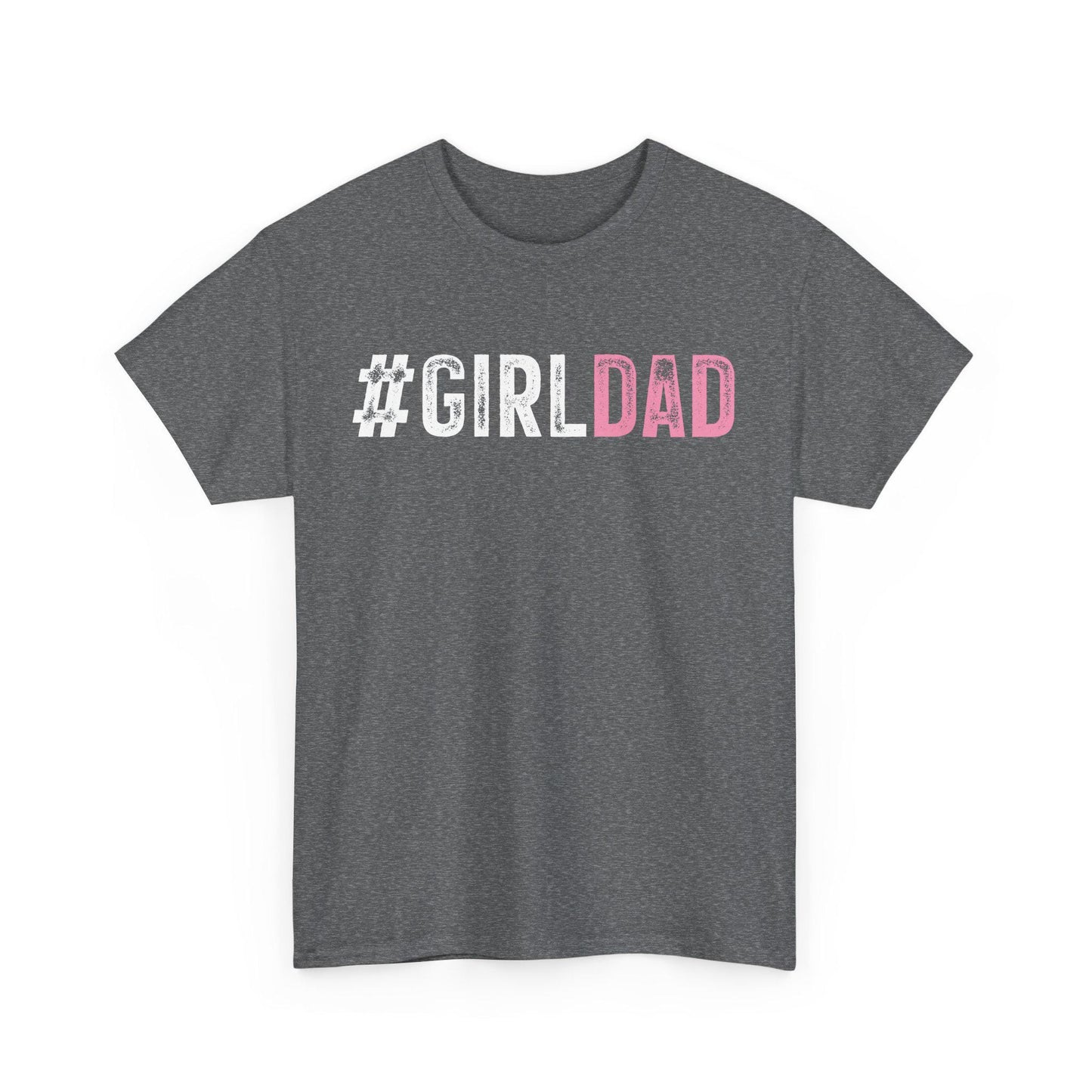 GirlDad Unisex Heavy Cotton Tee - Perfect Gift for Fathers, Dad's Day, Family Gatherings, Casual Wear, Summer Fashion