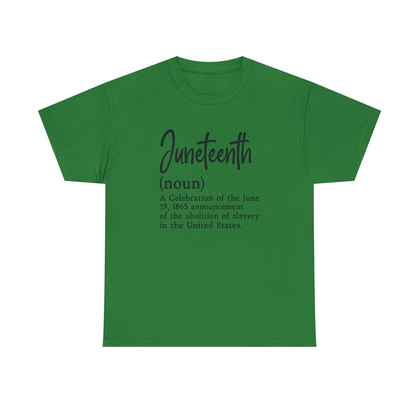 Juneteenth Definition Tee, Unisex Heavy Cotton Tee, Heritage Shirt, Slave History Awareness, Black History Month Apparel, Educational Gift