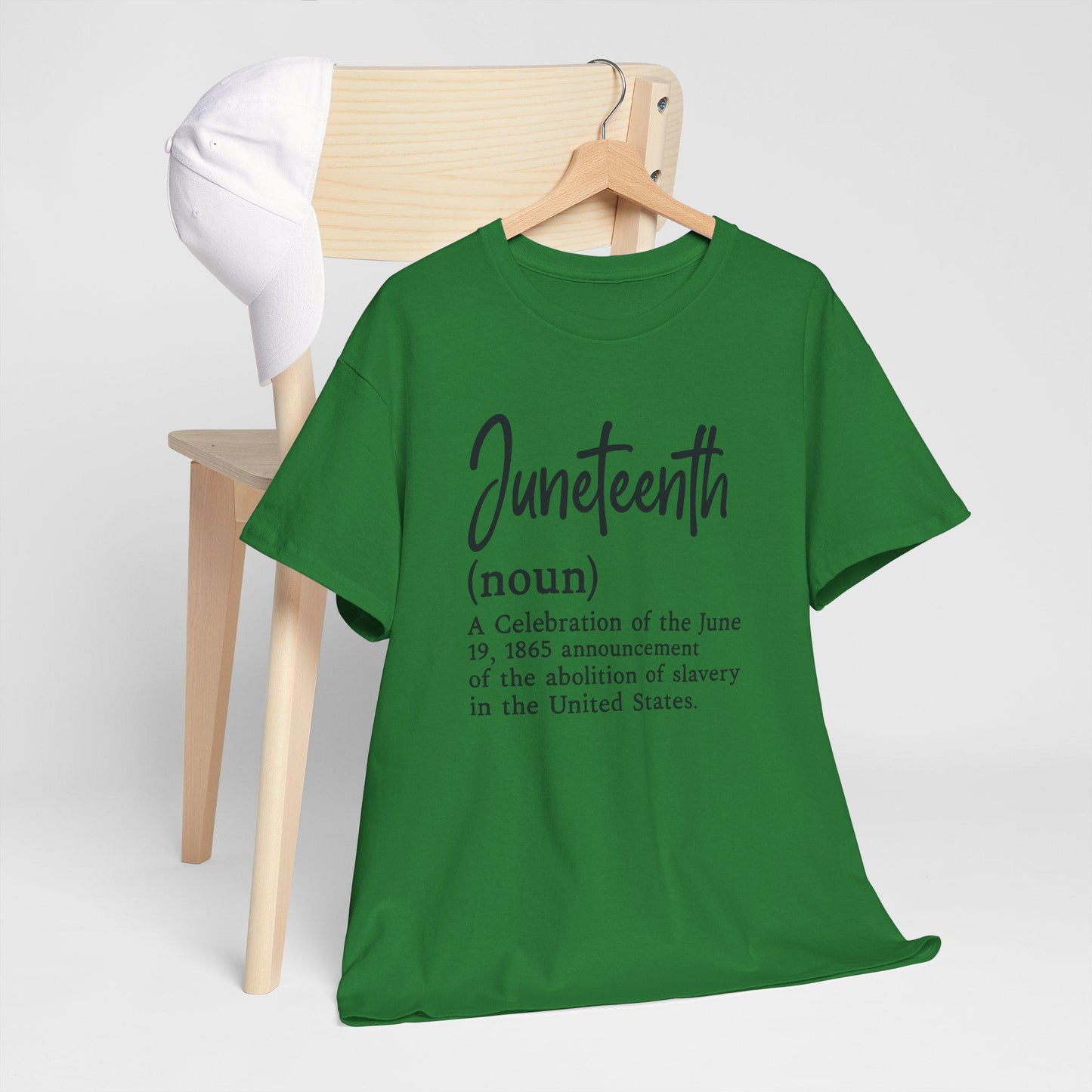 Juneteenth Definition Tee, Unisex Heavy Cotton Tee, Heritage Shirt, Slave History Awareness, Black History Month Apparel, Educational Gift
