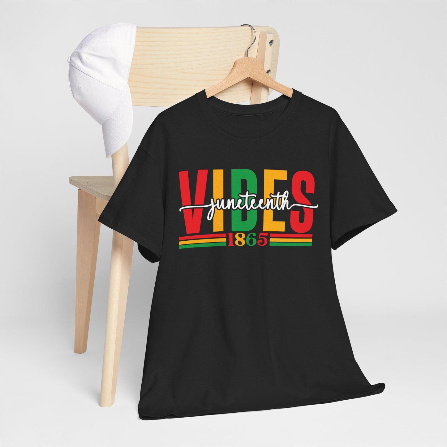 Vibrant Juneteenth Vibes Unisex Tee | Heritage Tee, African American Pride Shirt, History Apparel, Summer Festival Top, Gift Idea