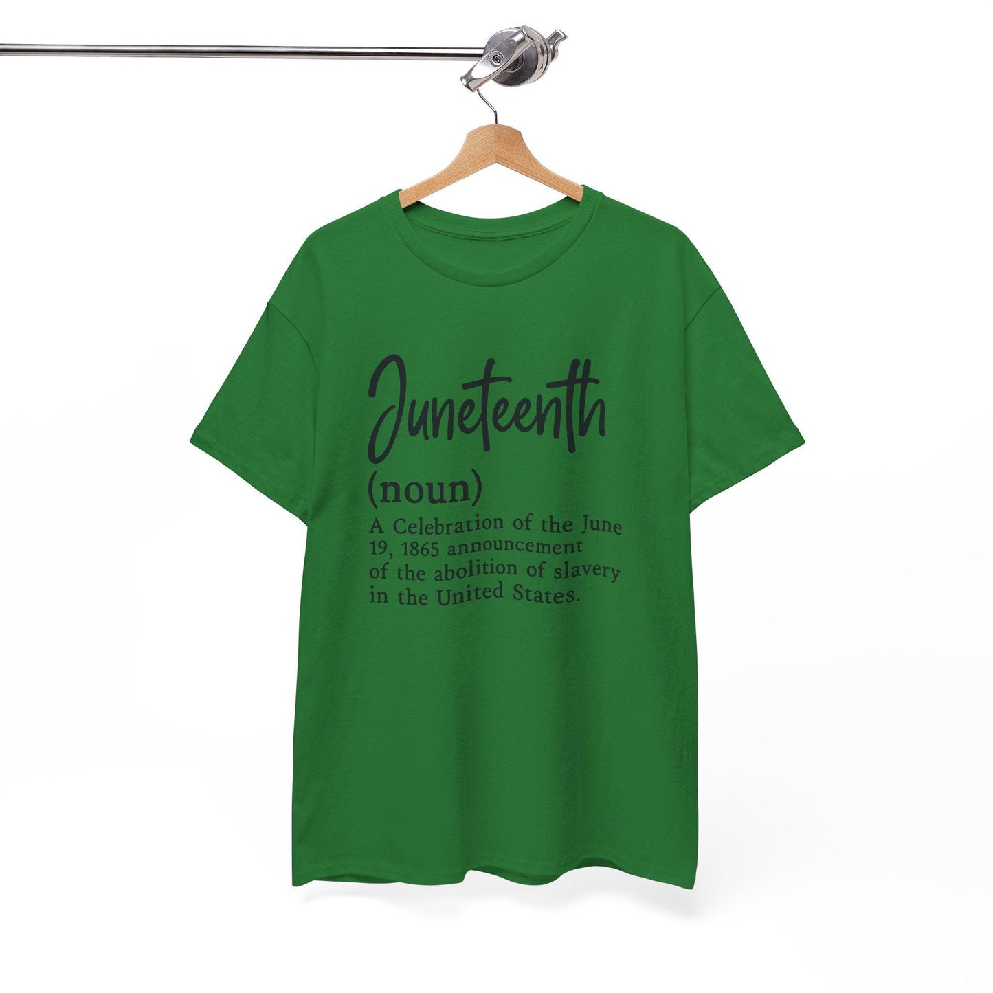 Juneteenth Definition Tee, Unisex Heavy Cotton Tee, Heritage Shirt, Slave History Awareness, Black History Month Apparel, Educational Gift