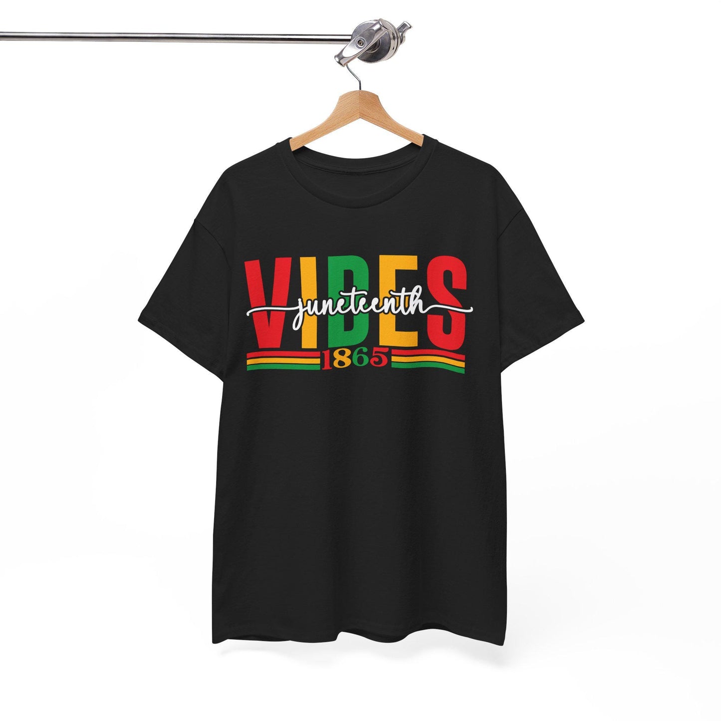 Vibrant Juneteenth Vibes Unisex Tee | Heritage Tee, African American Pride Shirt, History Apparel, Summer Festival Top, Gift Idea