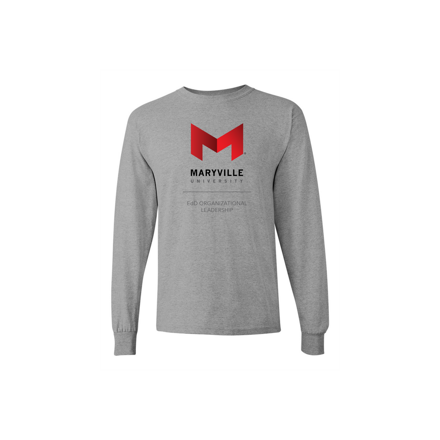 Maryville EdD - Organizational Leadership Long T-Shirt (Large Logo)