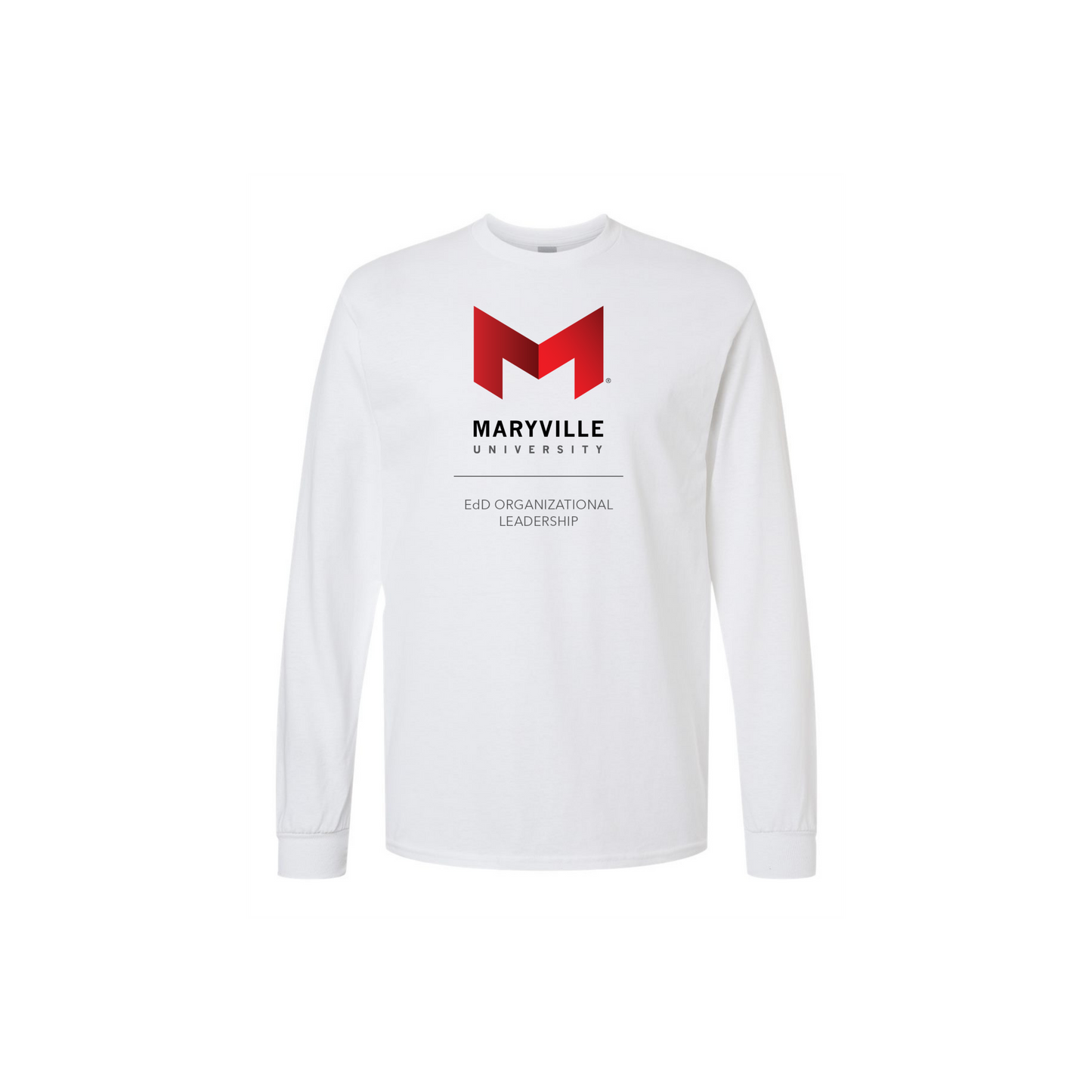Maryville EdD - Organizational Leadership Long T-Shirt (Large Logo)