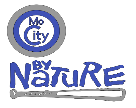 Mo City By Nature - Royal blue and gray font/image